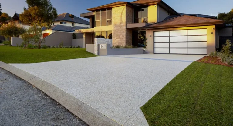 concrete driveway